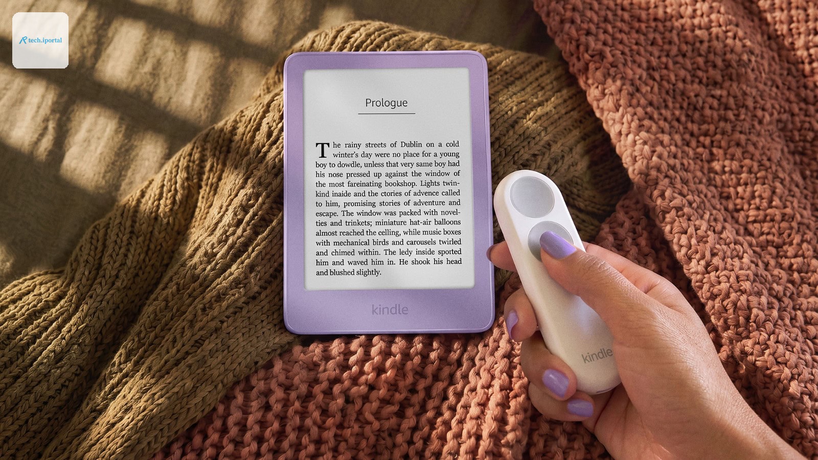 kindle remote click