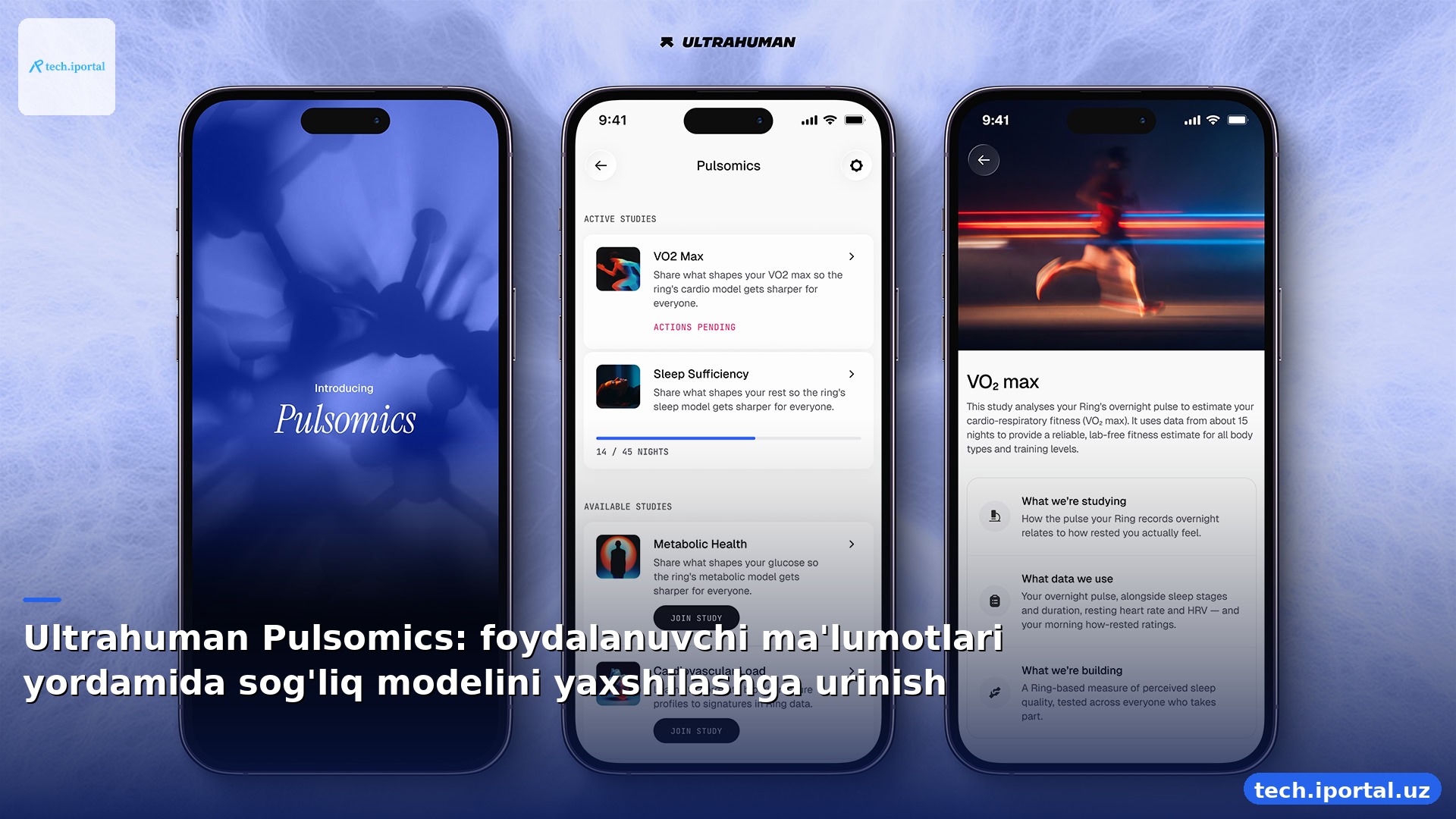 Ultrahuman Pulsomics: foydalanuvchi ma'lumotlari yordamida sog'liq modelini yaxshilashga urinish