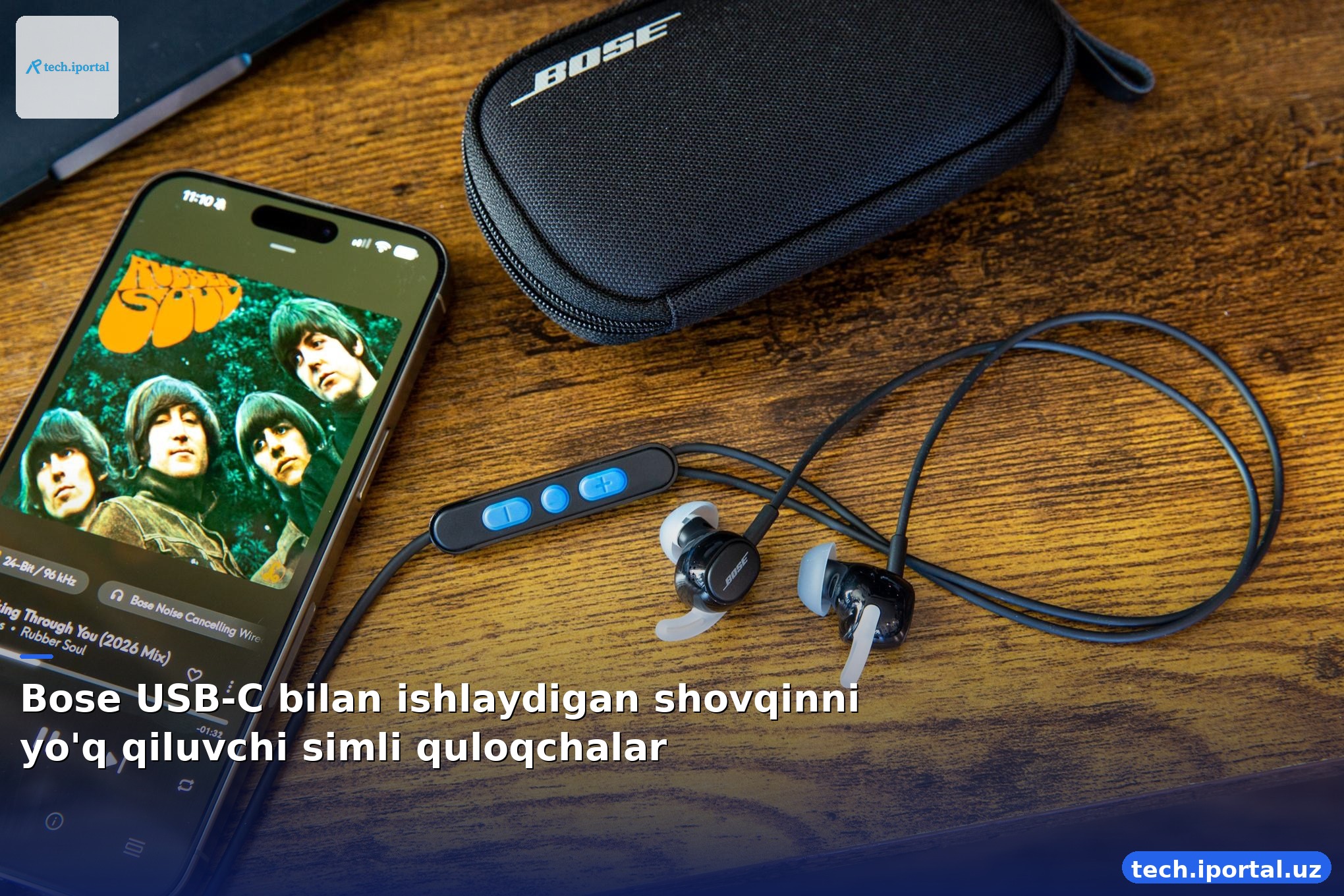 Bose USB-C bilan ishlaydigan shovqinni yo'q qiluvchi simli quloqchalar