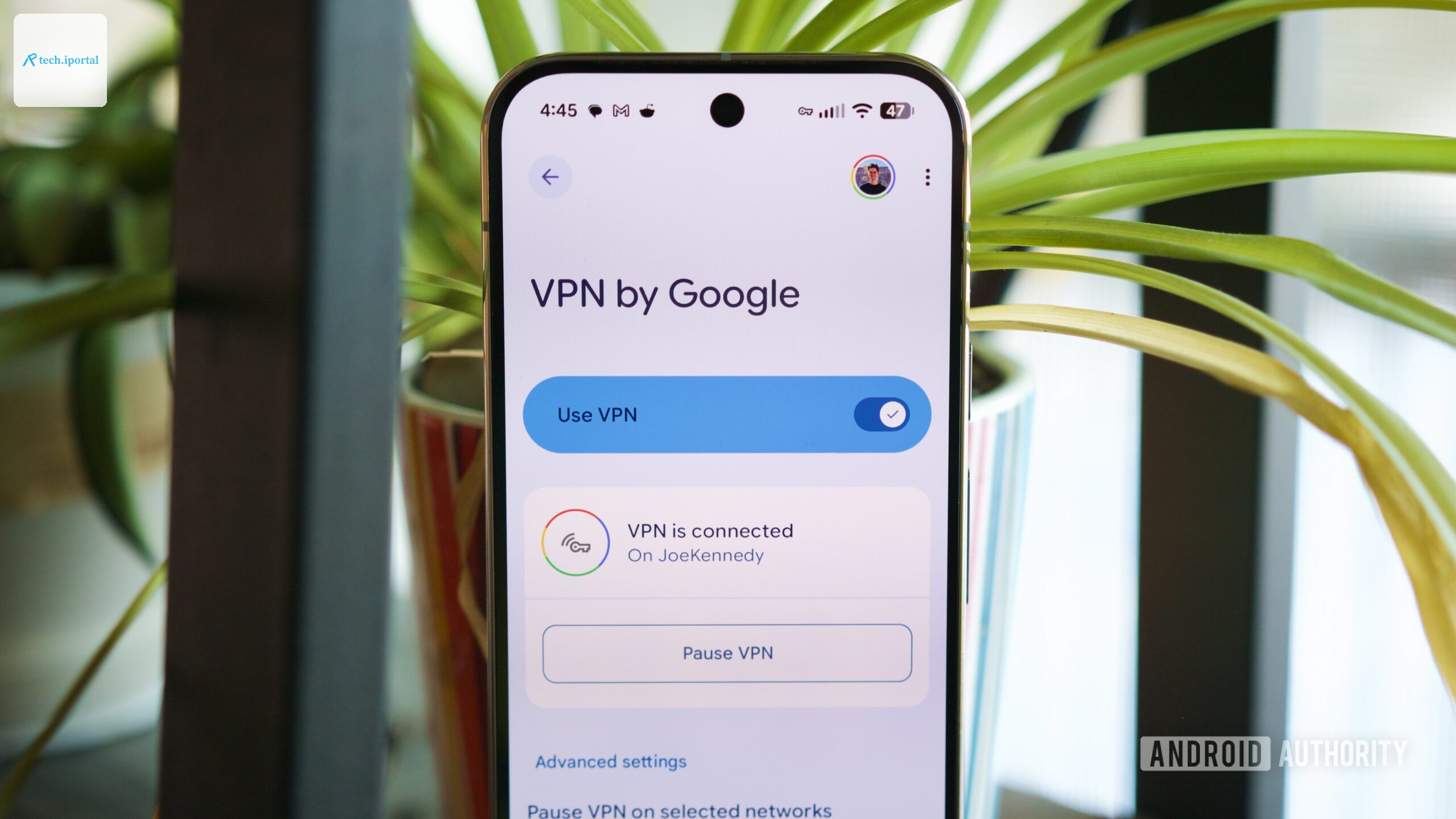 Photo of Pixel VPN running on a Pixel 10 Pro.