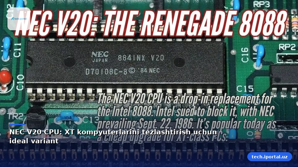 NEC V20 CPU: XT kompyuterlarini tezlashtirish uchun ideal variant