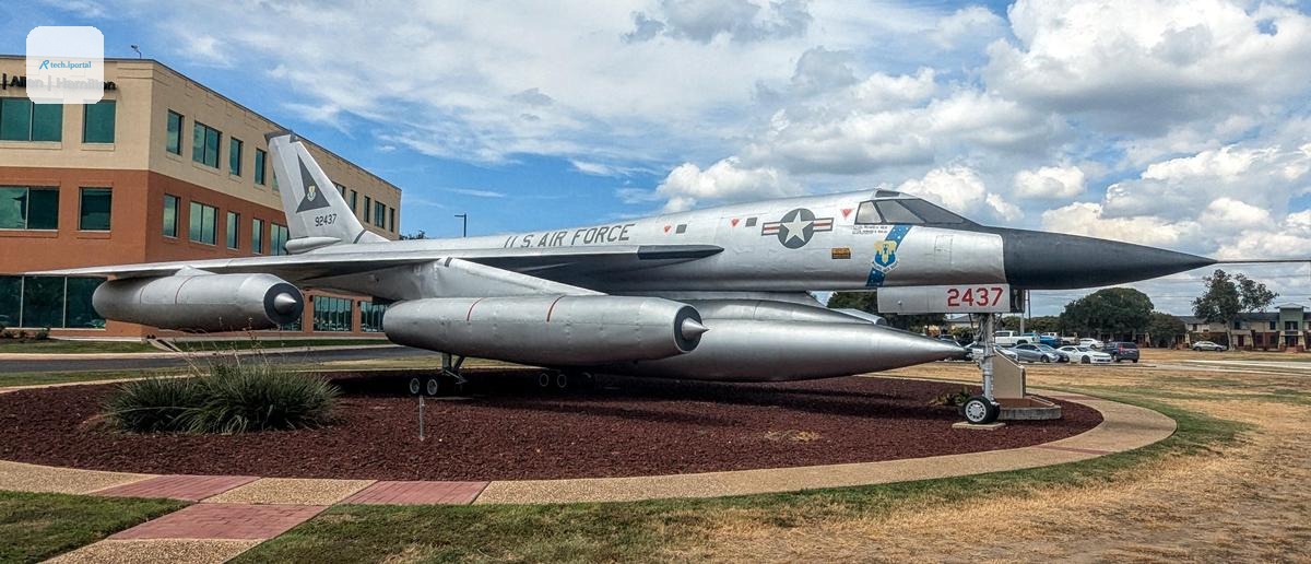 A Convair B-58A Hustler, on display in San Antonio, TX (details).