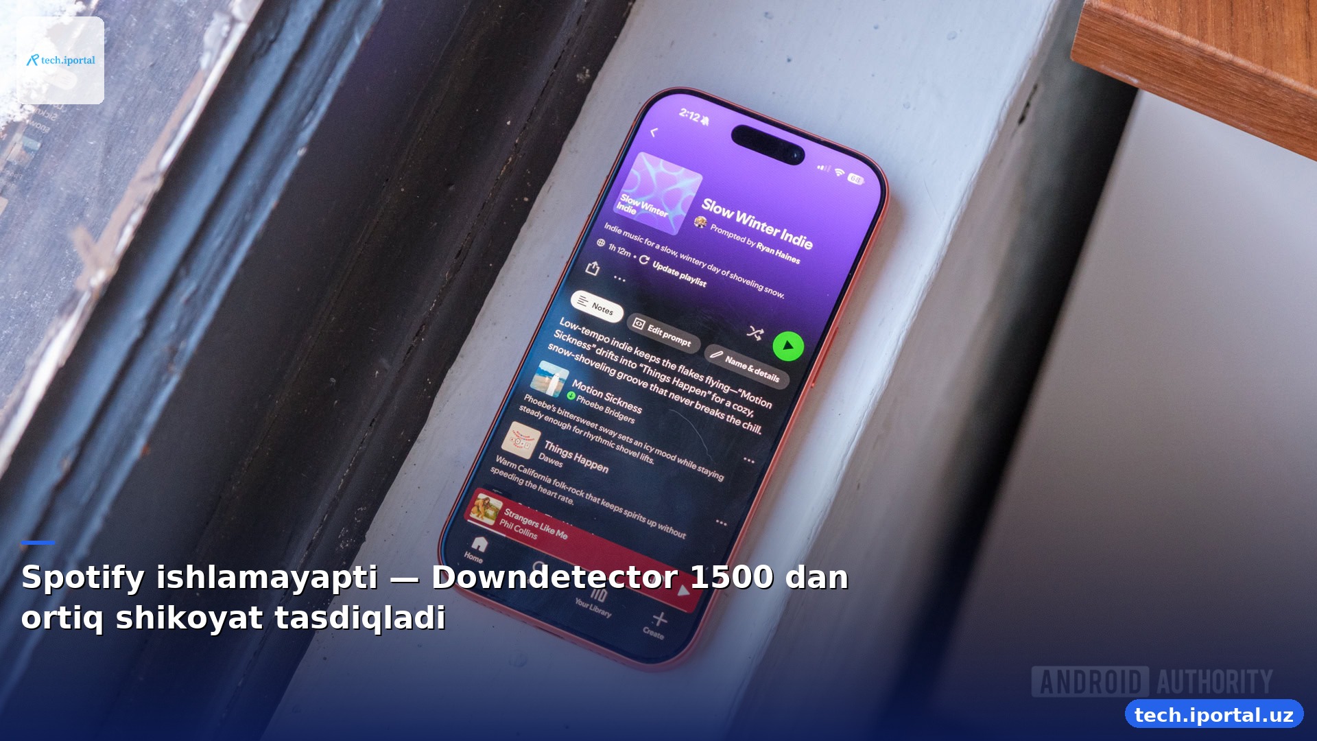 Spotify ishlamayapti — Downdetector 1500 dan ortiq shikoyat tasdiqladi
