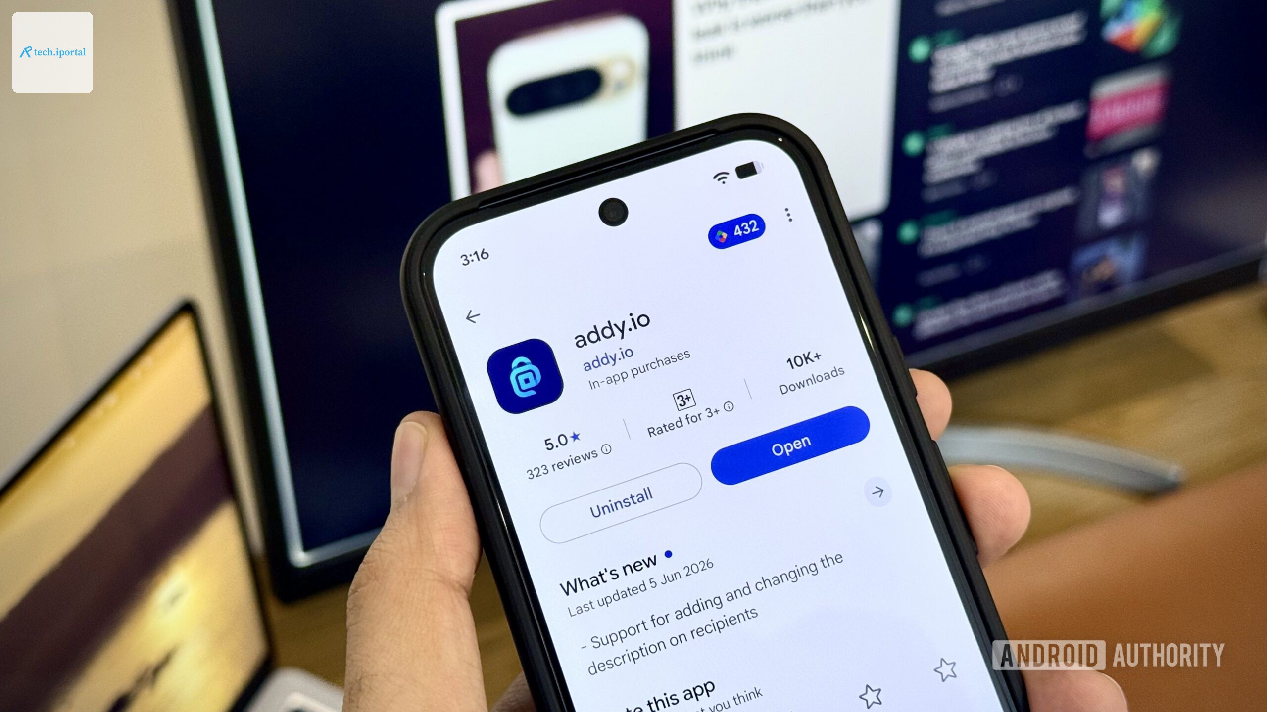 addy.io email alias service play store