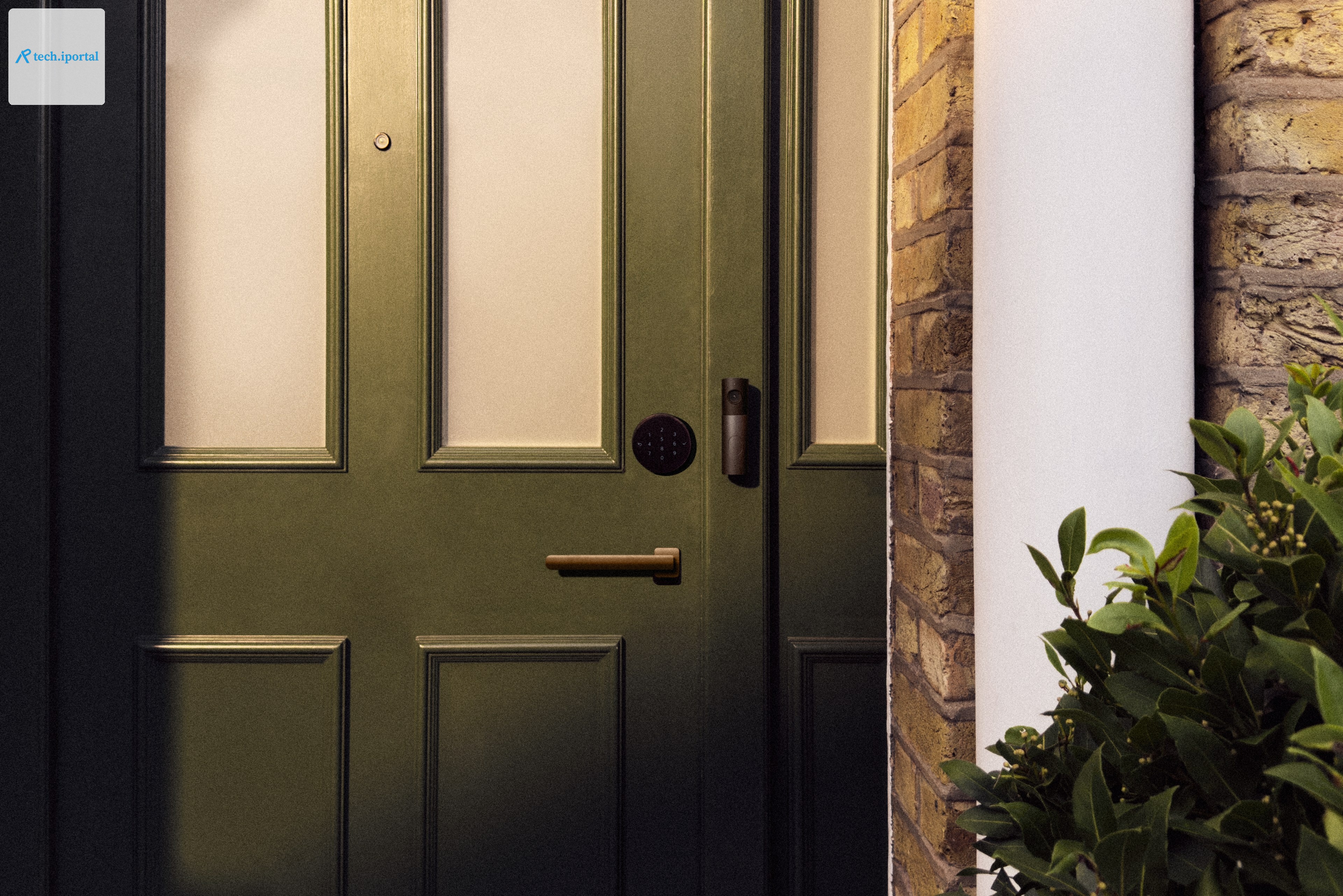The LG door lock and video doorbell pair in the Apple Home app so you can unlock the door when you see who is at the door.