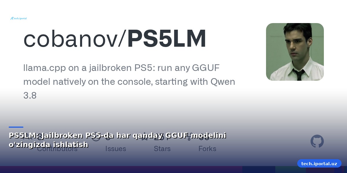 PS5LM: Jailbroken PS5-da har qanday GGUF modelini o'zingizda ishlatish