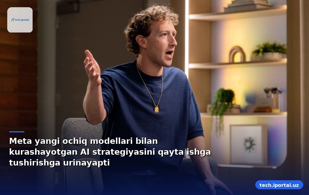 Meta yangi ochiq modellari bilan kurashayotgan AI strategiyasini qayta ishga tushirishga urinayapti