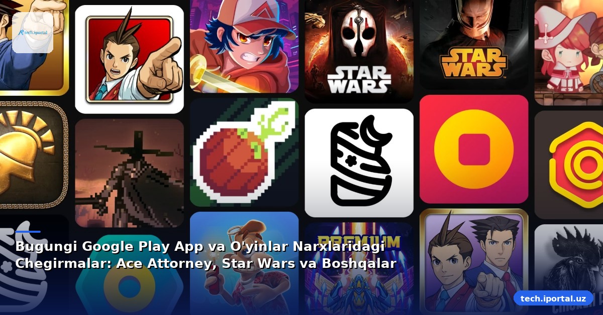 Bugungi Google Play App va O'yinlar Narxlaridagi Chegirmalar: Ace Attorney, Star Wars va Boshqalar