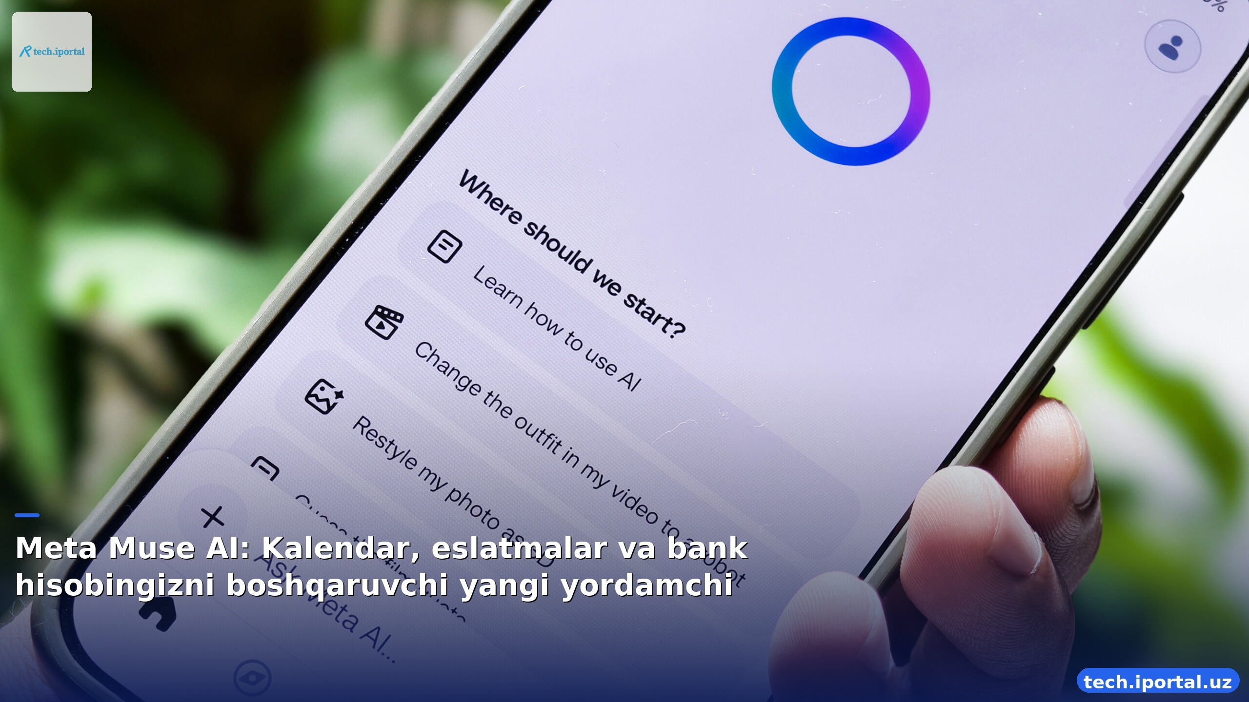 Meta Muse AI: Kalendar, eslatmalar va bank hisobingizni boshqaruvchi yangi yordamchi