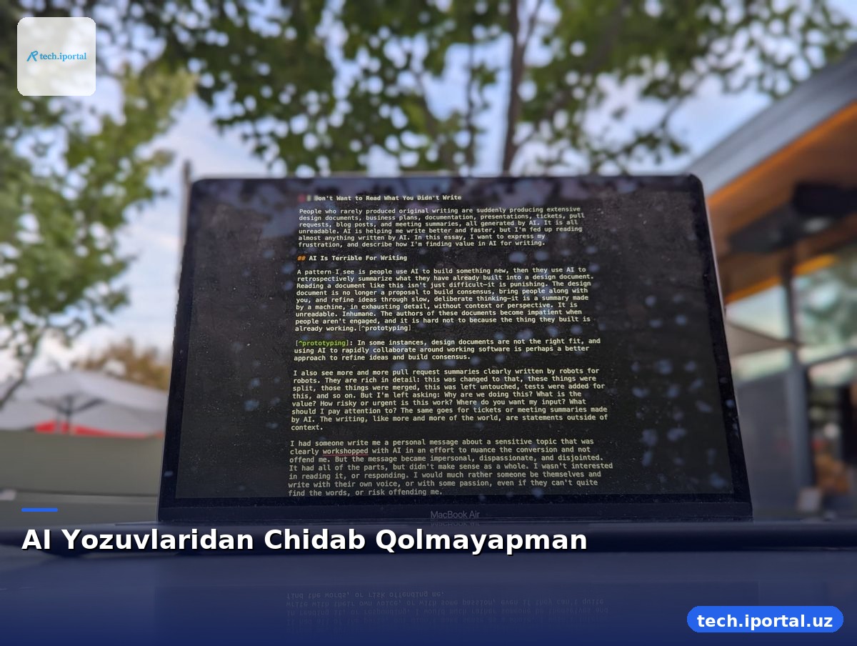 AI Yozuvlaridan Chidab Qolmayapman