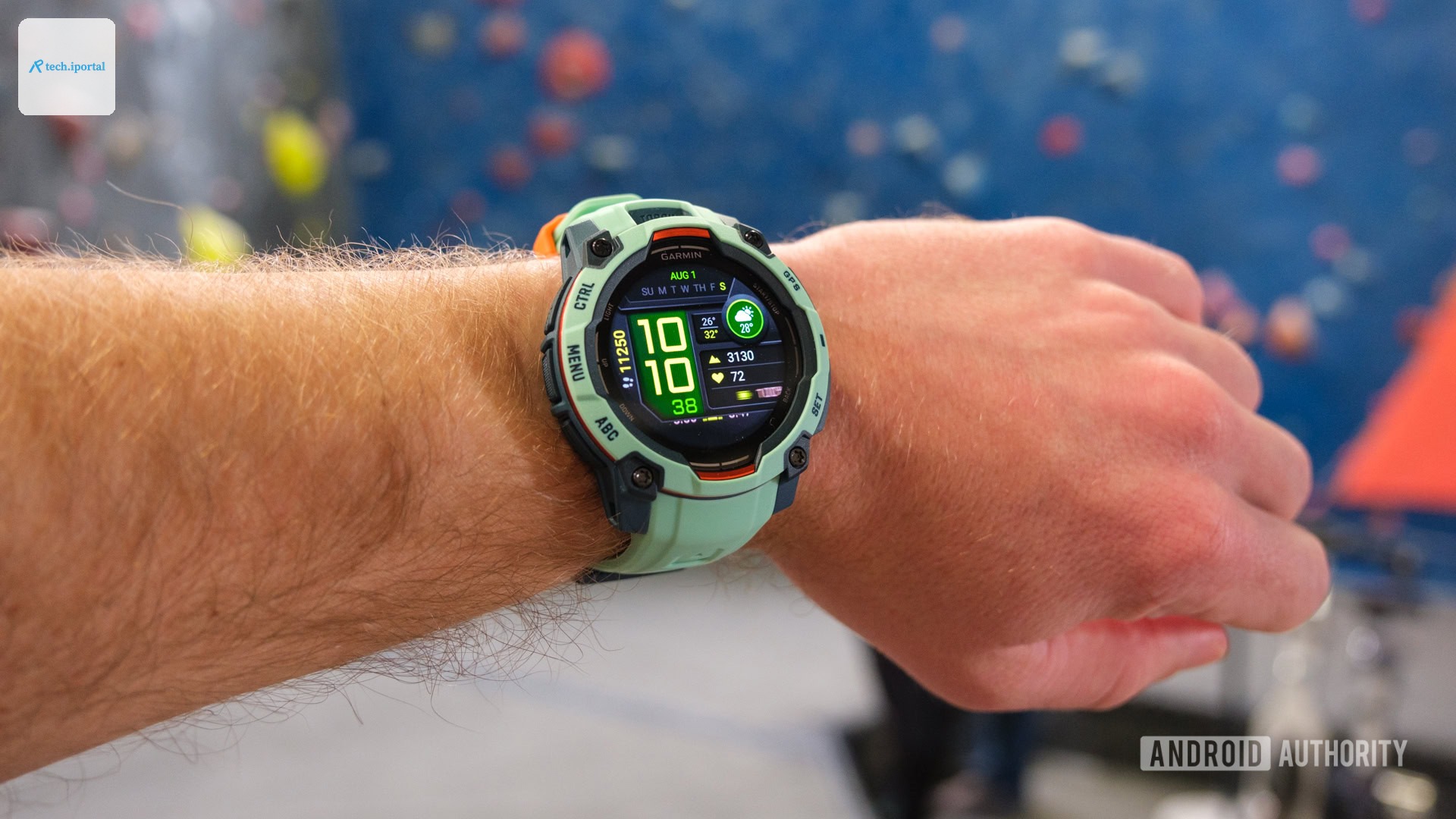 Garmin Instinct 3 AMOLED on wrist