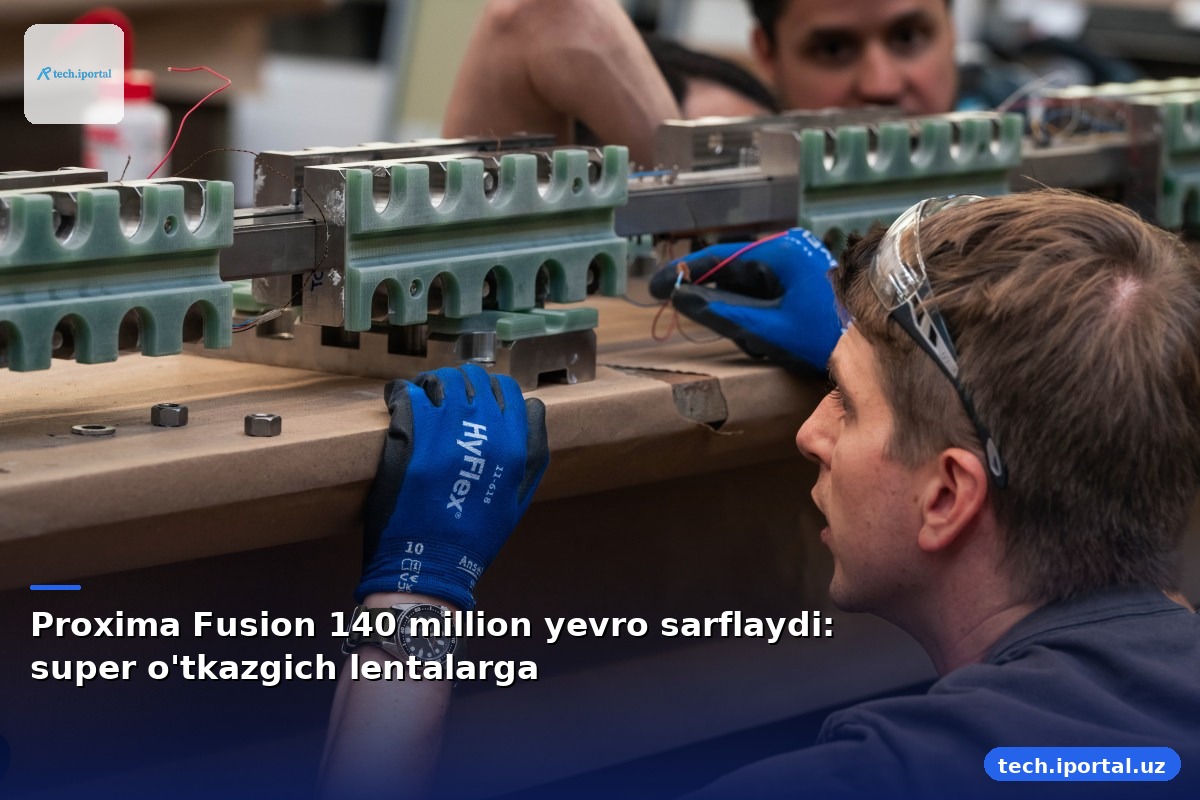 Proxima Fusion 140 million yevro sarflaydi: super o'tkazgich lentalarga