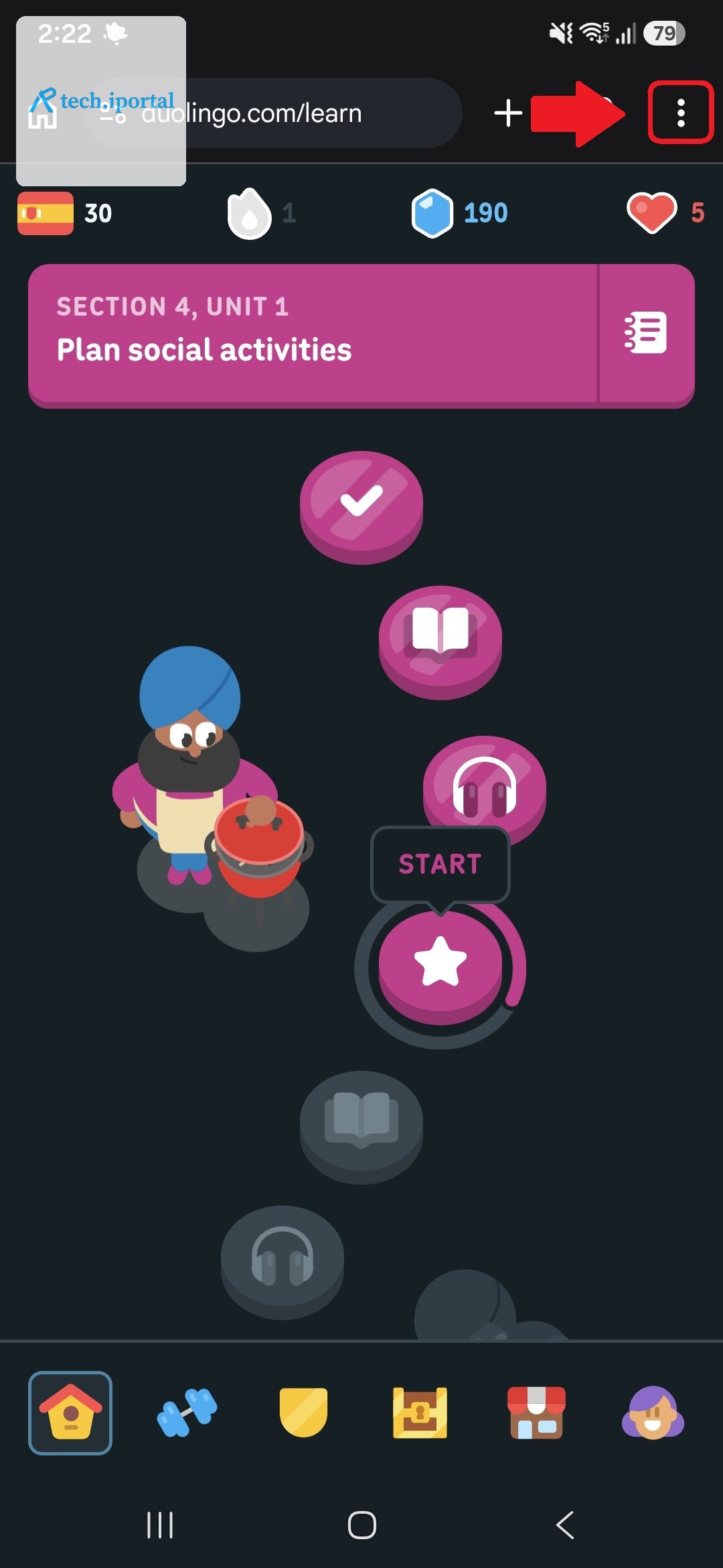 Duolingo Install Web App 1