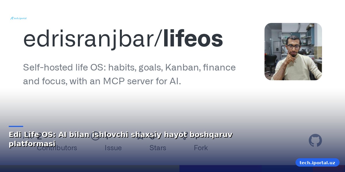 Edi Life OS: AI bilan ishlovchi shaxsiy hayot boshqaruv platformasi