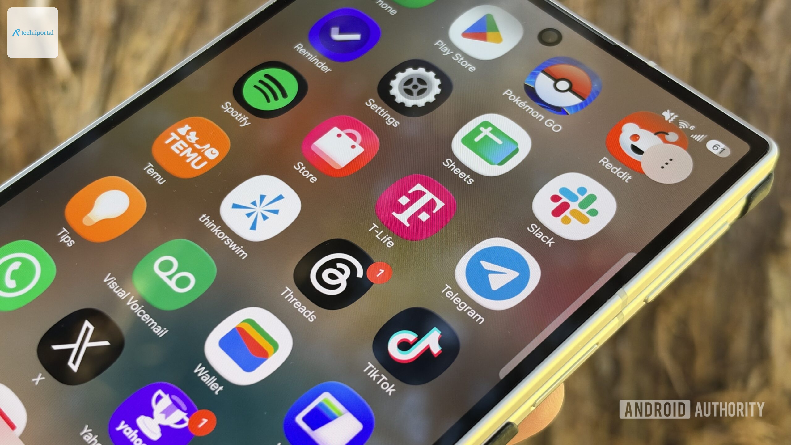 t life app home screen