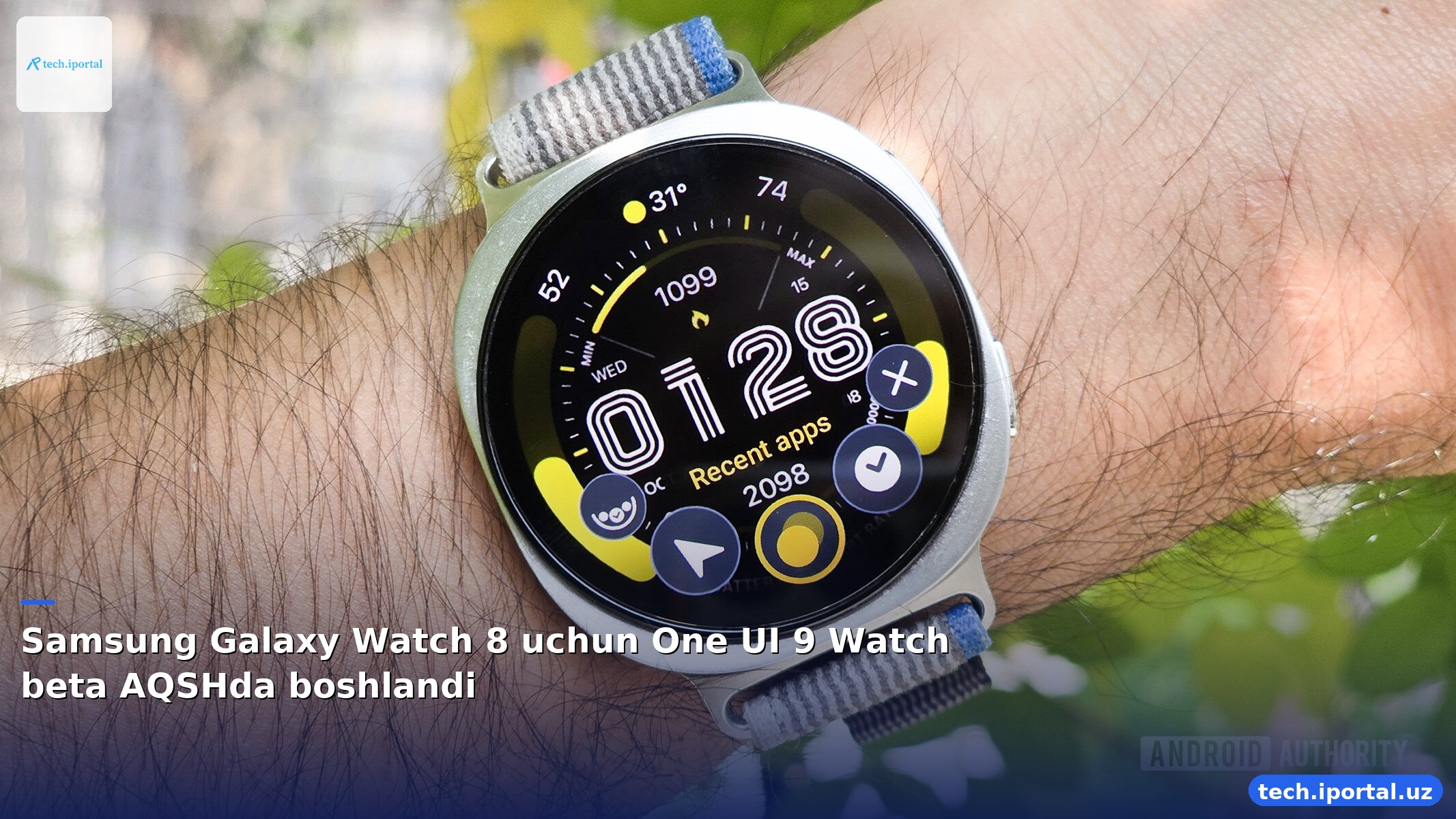 Samsung Galaxy Watch 8 uchun One UI 9 Watch beta AQSHda boshlandi