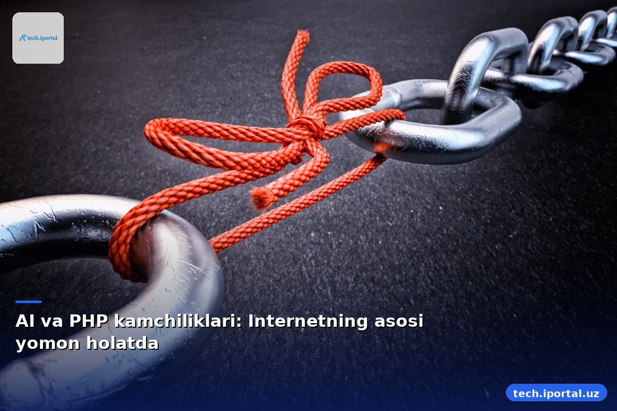 AI va PHP kamchiliklari: Internetning asosi yomon holatda