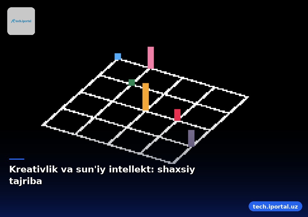 Kreativlik va sun'iy intellekt: shaxsiy tajriba