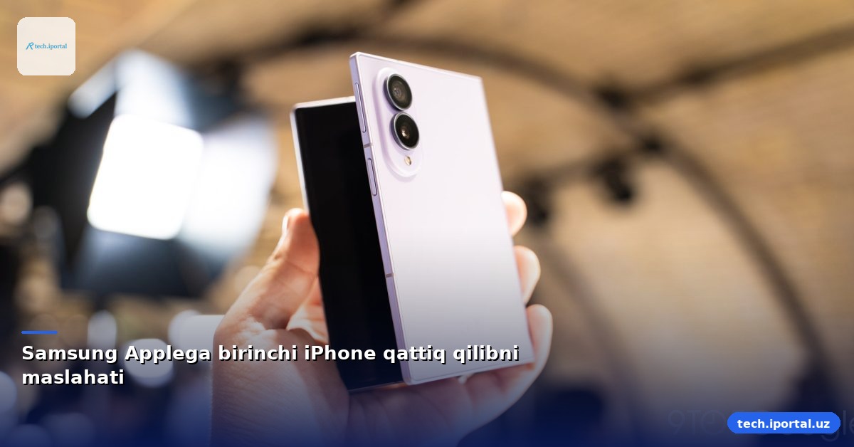 Samsung Applega birinchi iPhone qattiq qilibni maslahati