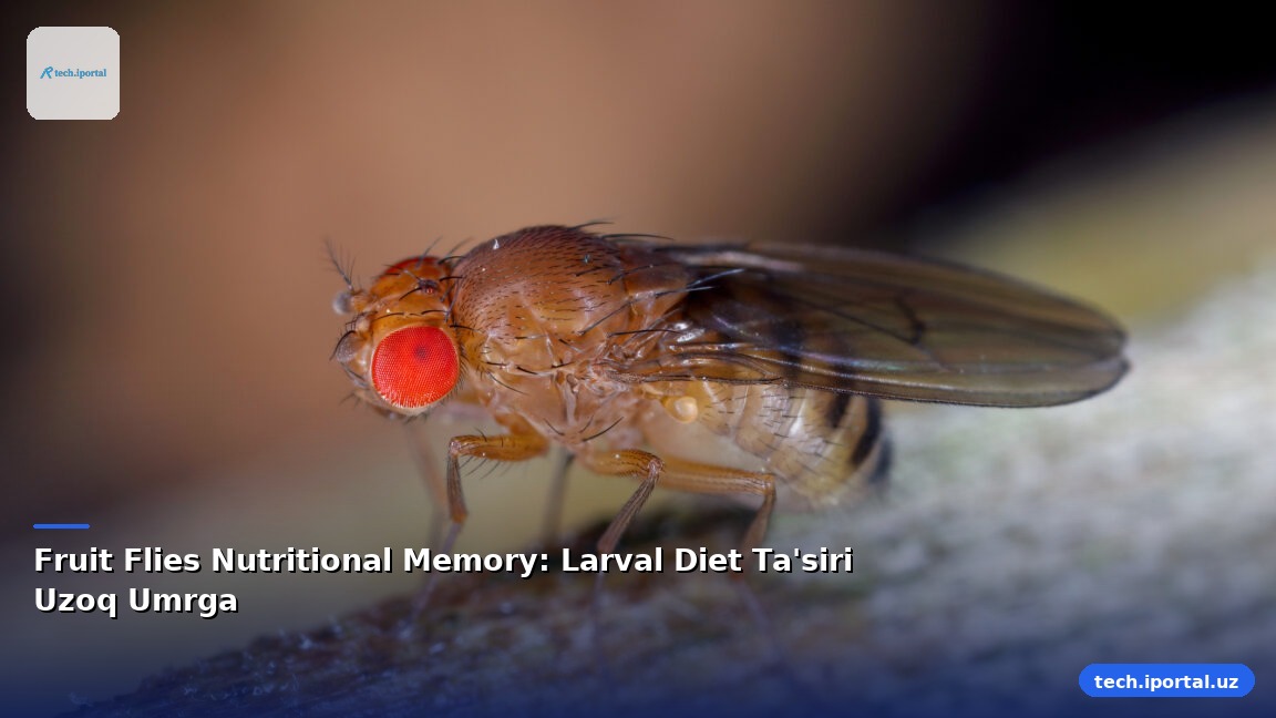Fruit Flies Nutritional Memory: Larval Diet Ta'siri Uzoq Umrga