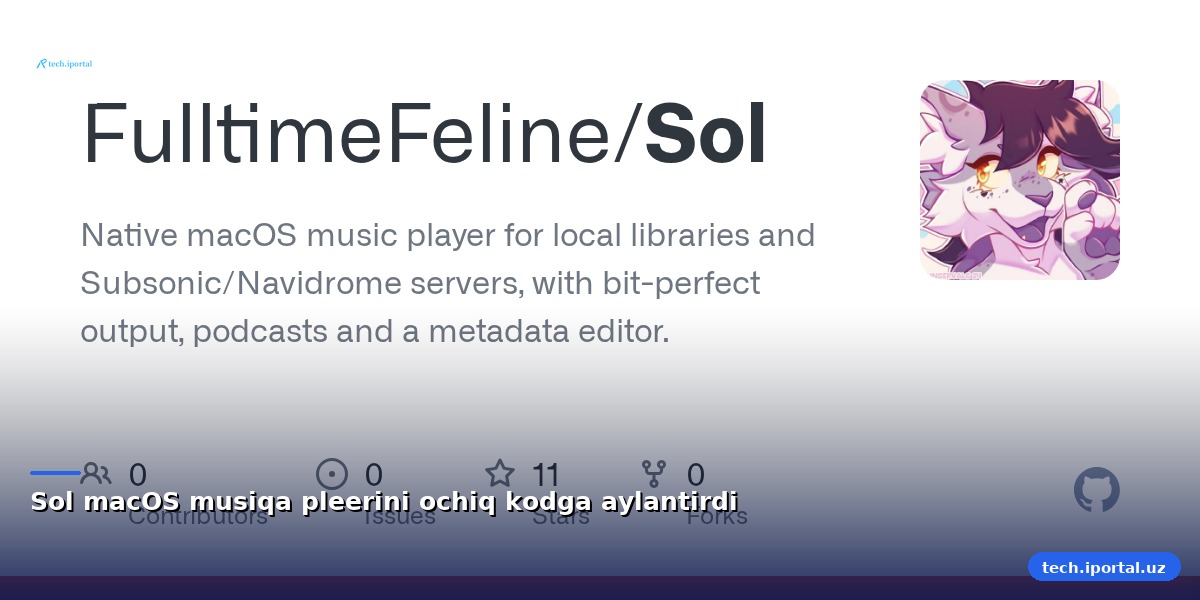 Sol macOS musiqa pleerini ochiq kodga aylantirdi