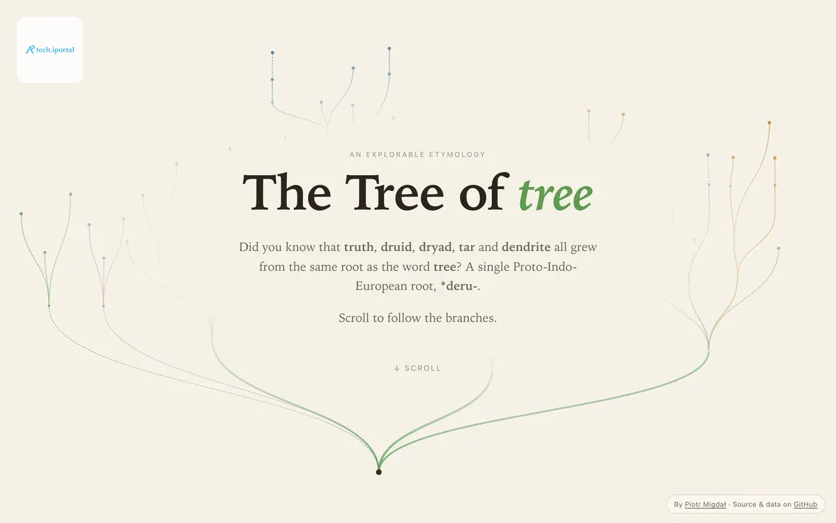 The Tree of 'tree'