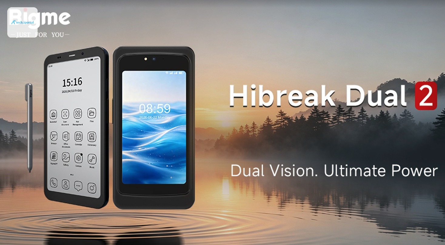 Bigme Hibreak Dual 2 official splash image scaled