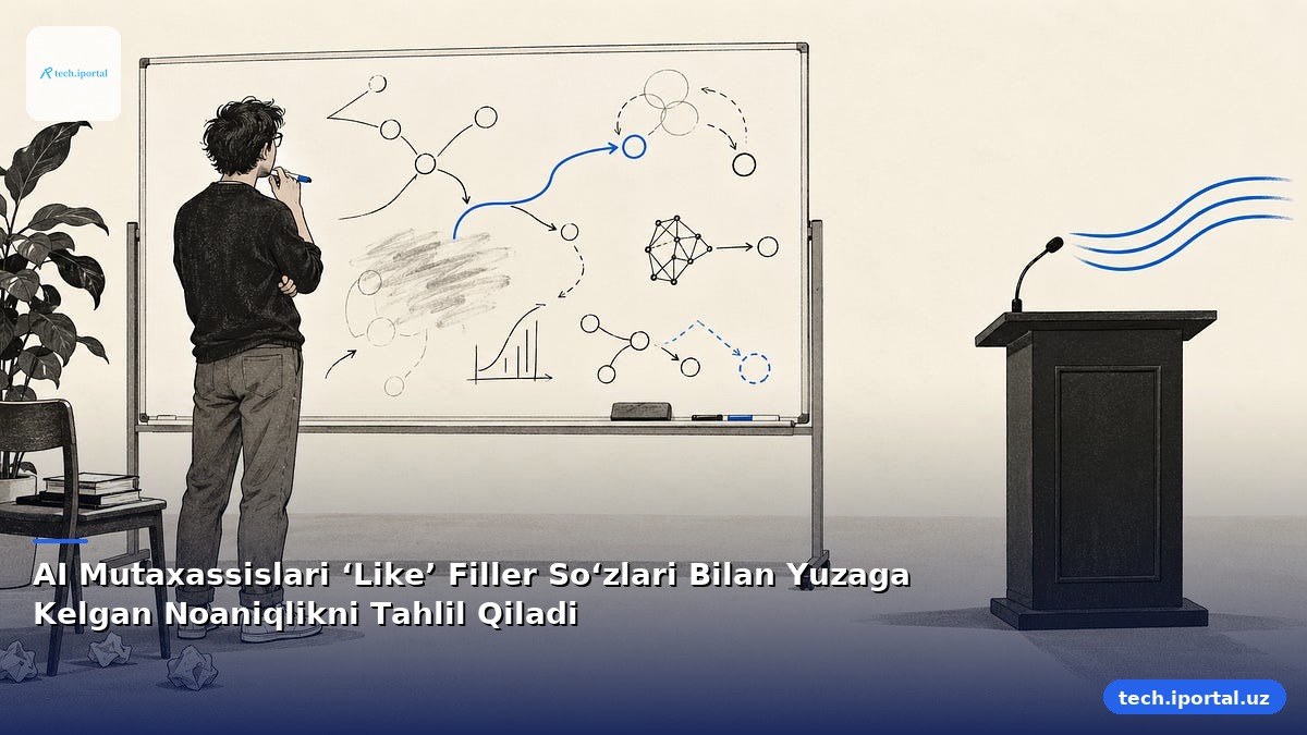 AI Mutaxassislari ‘Like’ Filler So‘zlari Bilan Yuzaga Kelgan Noaniqlikni Tahlil Qiladi