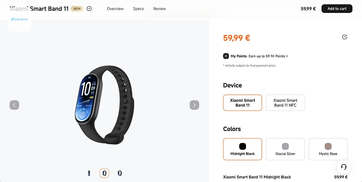 xiaomi smart band 11 buying page xiaomi spain website