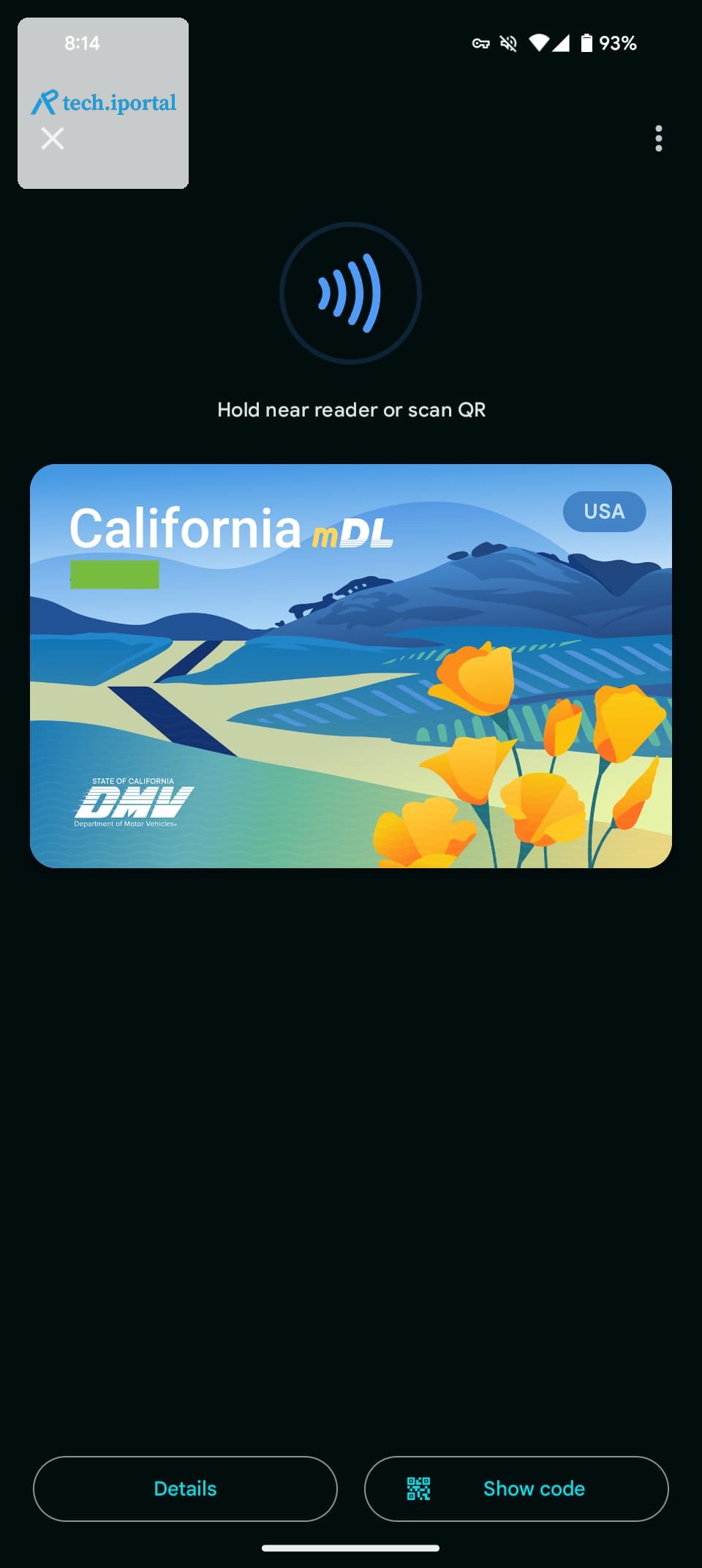 Google Wallet ID California