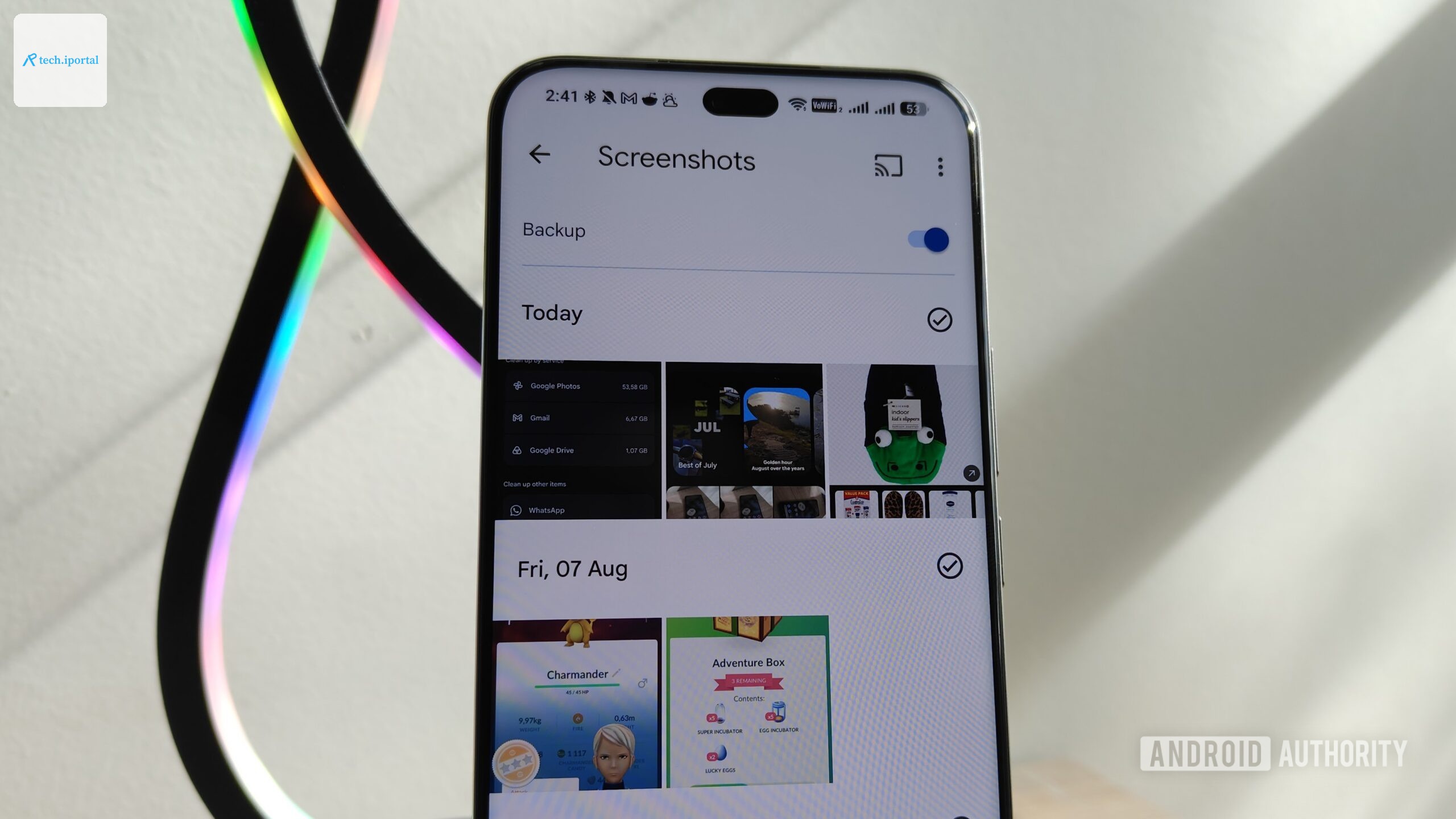 screenshots folder in google photos