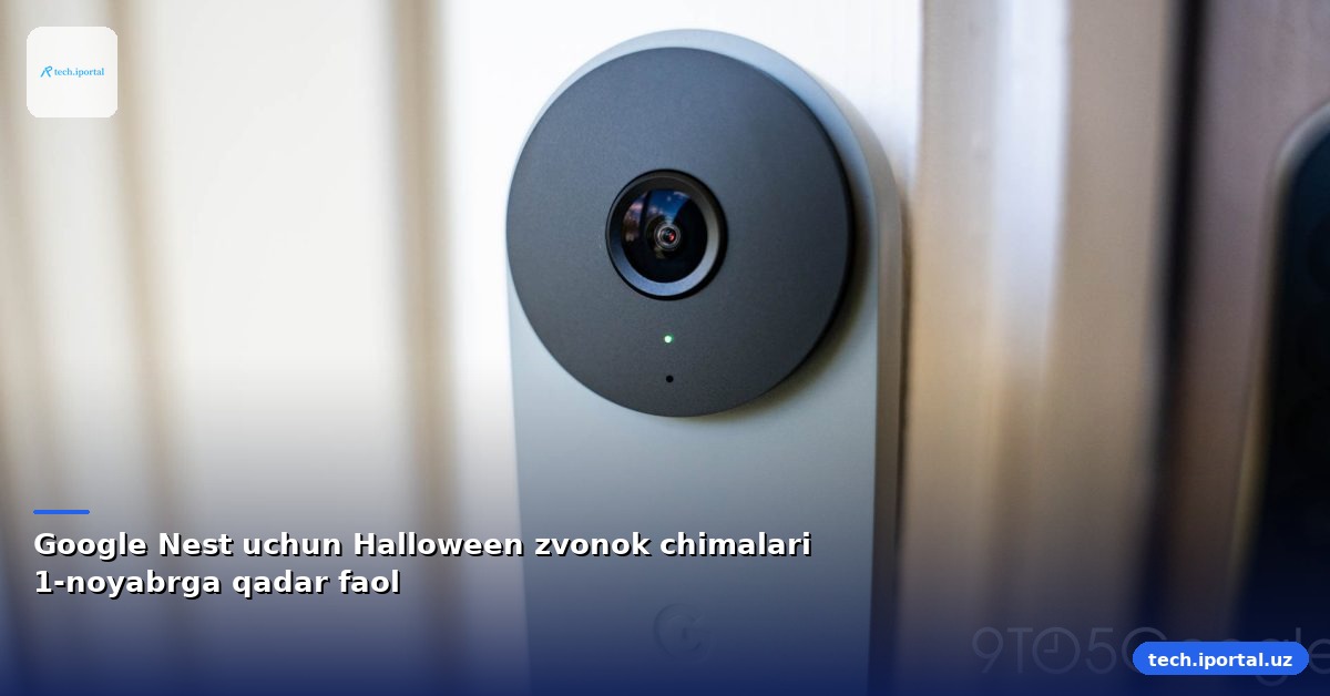 Google Nest uchun Halloween zvonok chimalari 1-noyabrga qadar faol