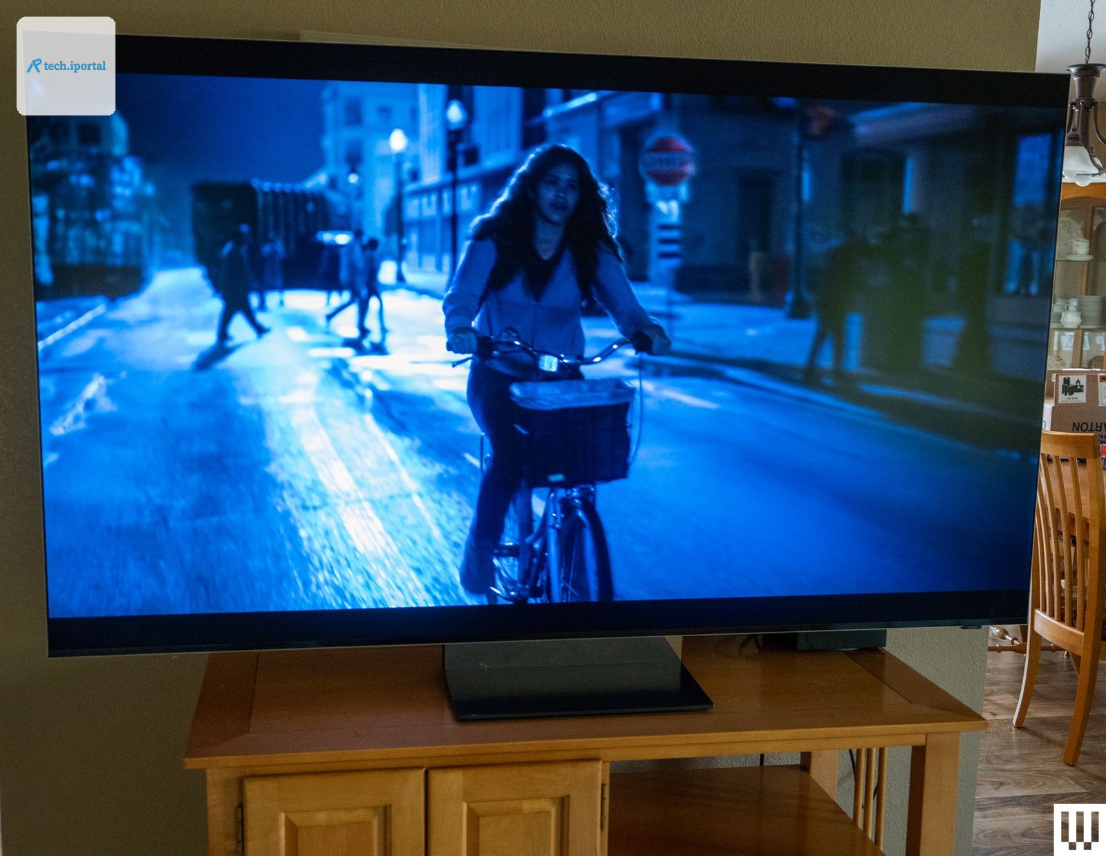 Image may contain Gina Rodriguez Computer Hardware Electronics Hardware Monitor Screen TV Adult Person and Clothing
