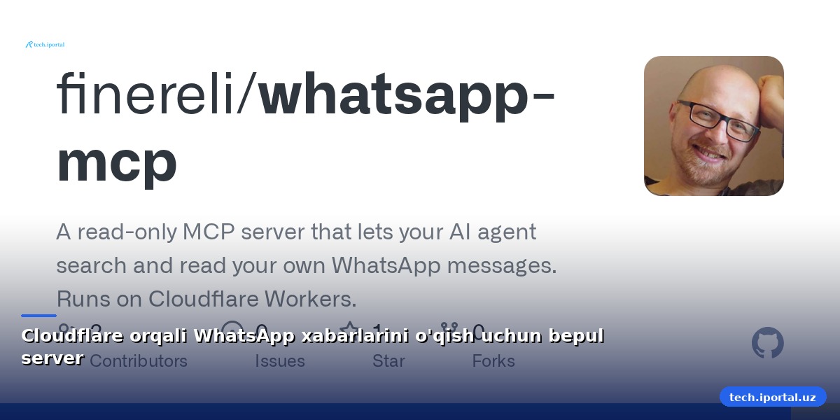 Cloudflare orqali WhatsApp xabarlarini o'qish uchun bepul server